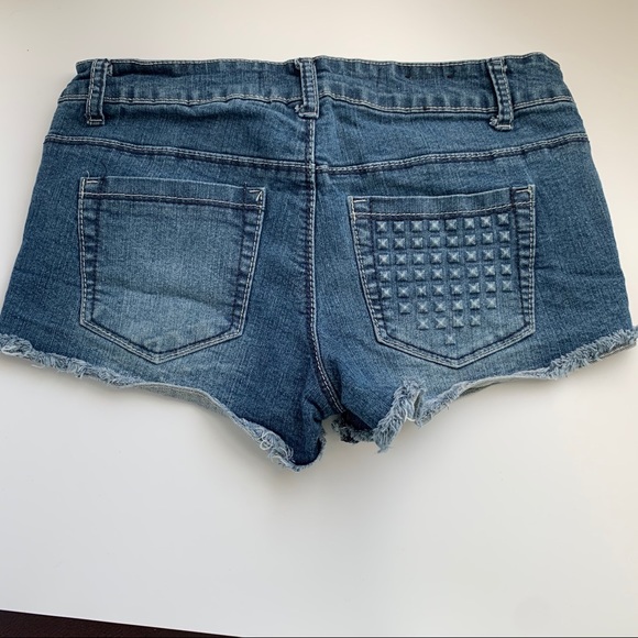 Low Rise Denim Shorts Youth Size 7 - Picture 5 of 9